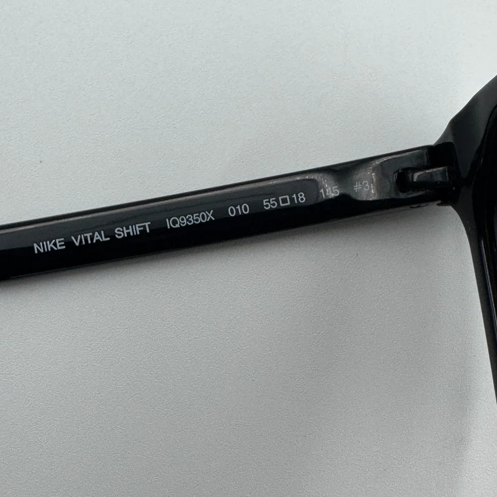 Nike Vital Shift Sunglasses Black Green UV Sport NWT